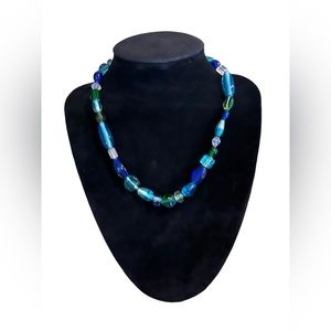 Vintage 90s Glass Bead Choker